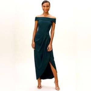BHLDN Thompson Dress sz 8 Dark Emerald